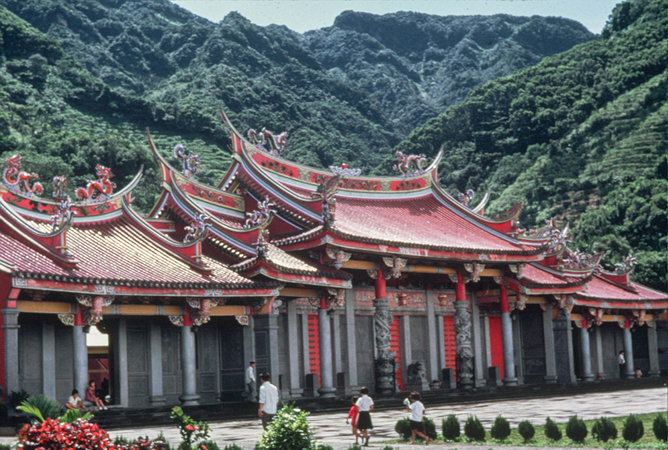 Large temple in Taiwan