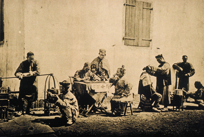 Nineteenth-century vendors and craftsmen